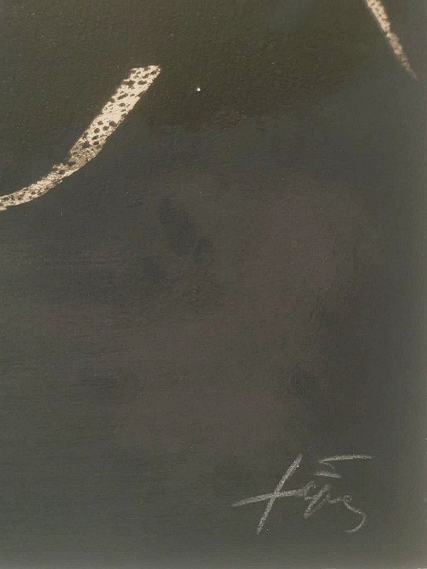 Hommage à Picasso (Lithographie) - Antoni  TAPIES