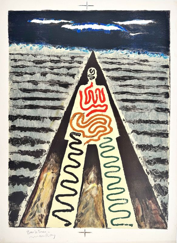 La nuit de Saint Jean de Luz (Lithographie) — MAN RAY — Vue avant
