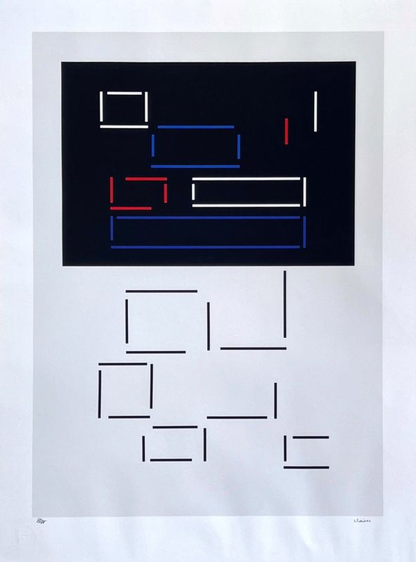 Composición geométrica (Serigrafía) - Geneviève CLAISSE