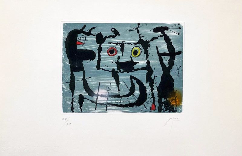 Le Styx (Etching and aquatint) - Joan  MIRO