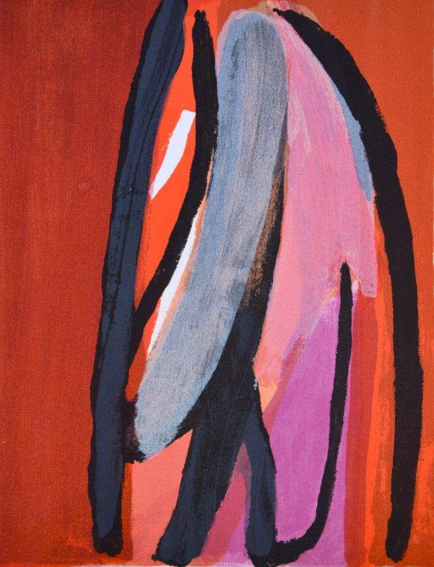 En sus voces, las aguas (Litografía) - Bram   VAN VELDE