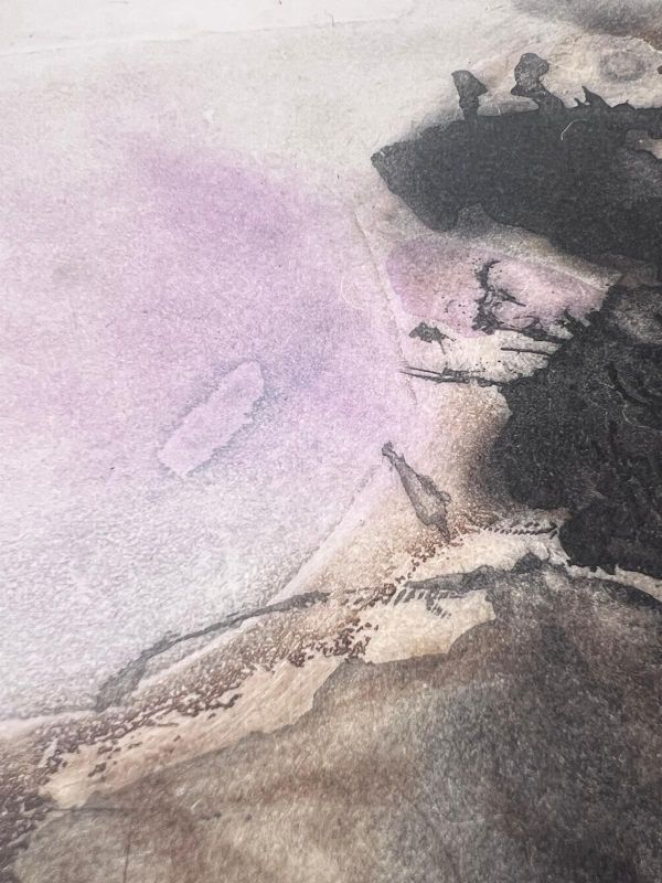 L'étang (Eau-forte) - Wou-ki  ZAO