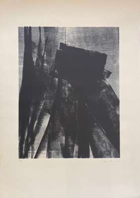 L1977-4 (Autograph) - Hans HARTUNG