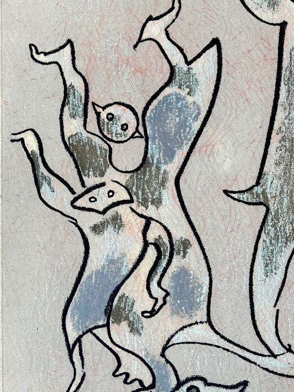 Hunden und Wölfen (Radierung und Aquatinta) - Max ERNST