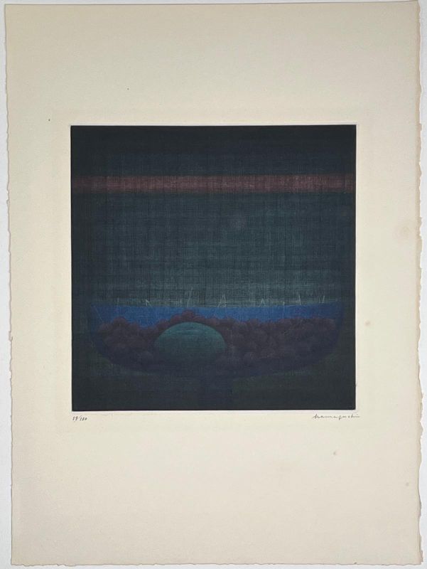 Yozo HAMAGUCHI (1909-2000) // Lemon and Cherries (Mezzotinto) -  Artistes Divers