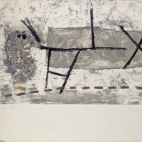 Profil et zone en gris (Stich) — James COIGNARD — Vorderansicht
