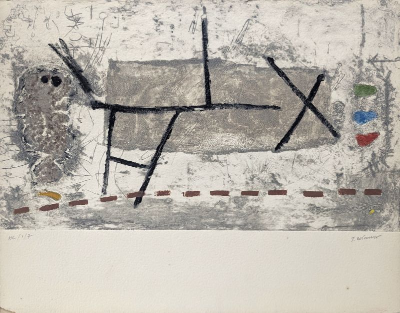 Profil et zone en gris (Stich) — James COIGNARD — Vorderansicht