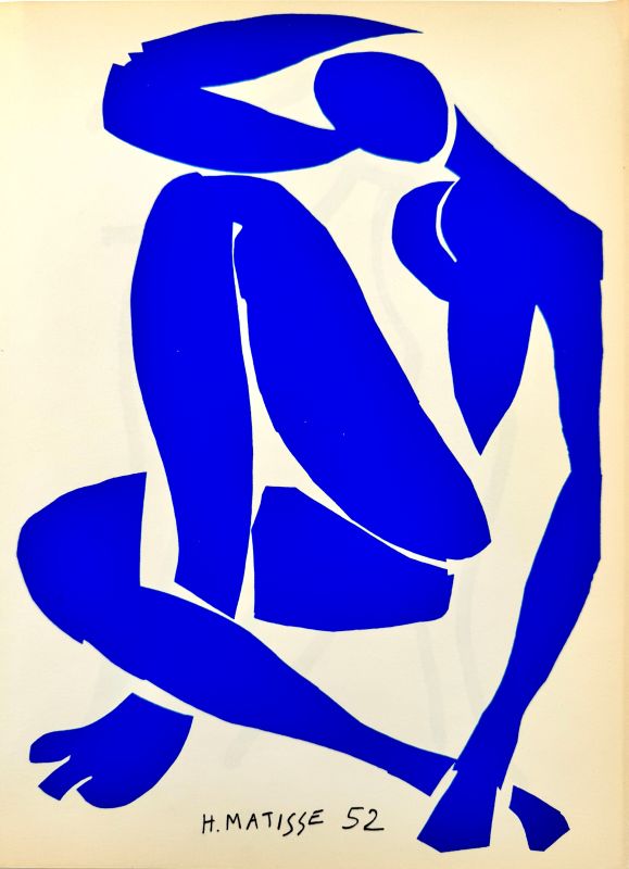 Nu bleu IV et Acrobate V (Lithographie) - Henri  MATISSE