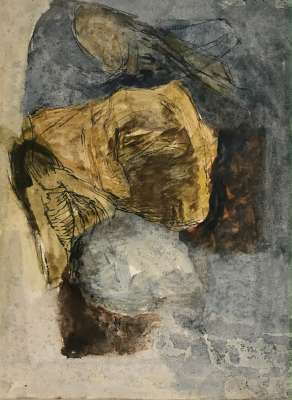 Still life (Huile sur papier (contemporain)) - Véronique NEROU