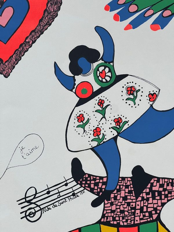 Te quiero (Litografía) - Niki DE SAINT PHALLE