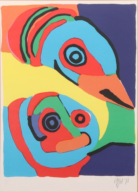 Sans titre (Lithographie) - Karel APPEL