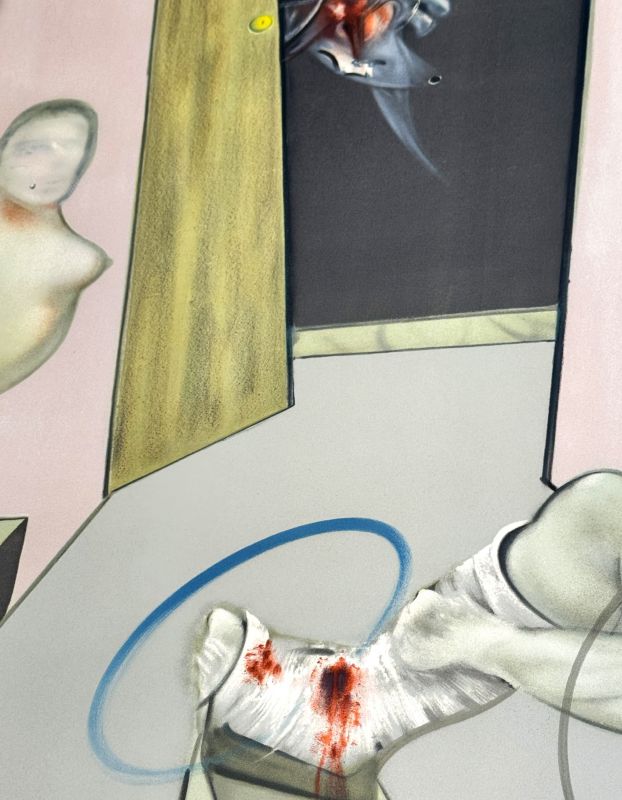 Ödipus und die Sphinx (Farblithographie) — Francis BACON — Detailansicht