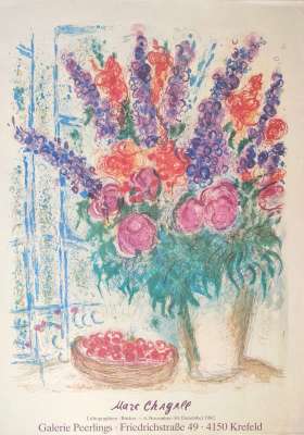 The Grand Bouquet (Lithograph) - Marc CHAGALL