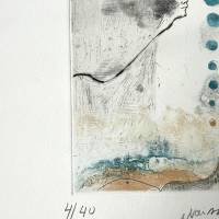 Virgil Nevjestic (1935-2009) // Naissance de l'amour (Radierung und Aquatinta) — Artistes Divers
