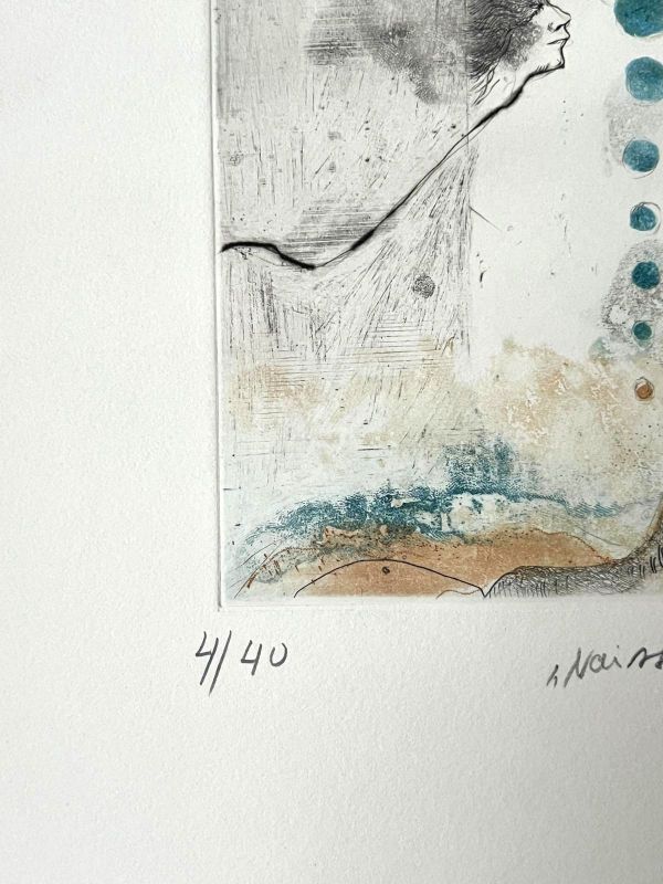 Virgil Nevjestic (1935-2009) // Naissance de l'amour (Radierung und Aquatinta) — Artistes Divers
