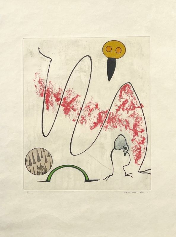 Oiseaux en péril (Eau-forte et aquatinte) - Max ERNST