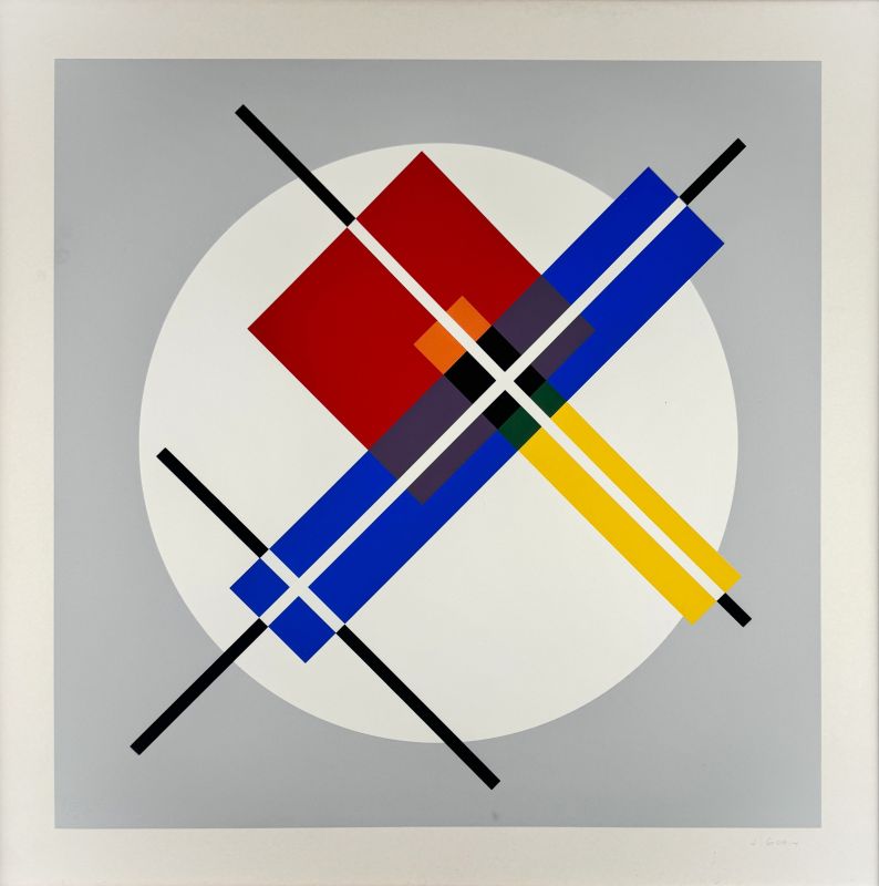 Constructions Plan (Sérigraphie) - Jean GORIN
