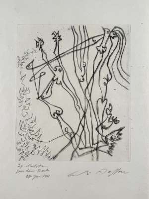 Pour Saint-Pol Roux (Radierung und Aquatinta) - André  MASSON