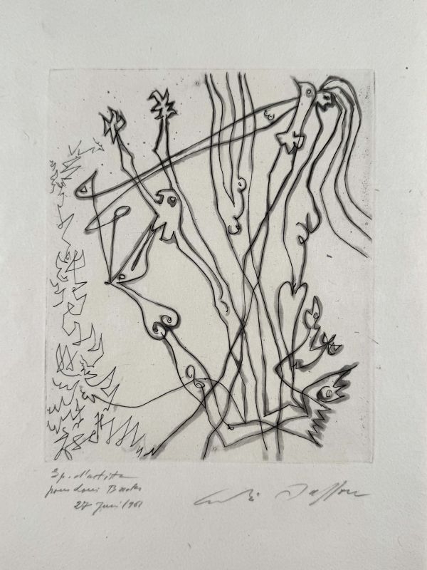 Pour Saint-Pol Roux (Etching and aquatint) - André  MASSON