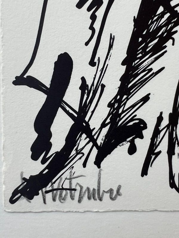 Hommage à Hans Arp (Farblithographie) - Fritz WOTRUBA