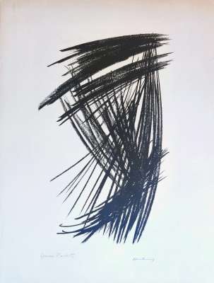 L 14 (Lithograph) - Hans HARTUNG
