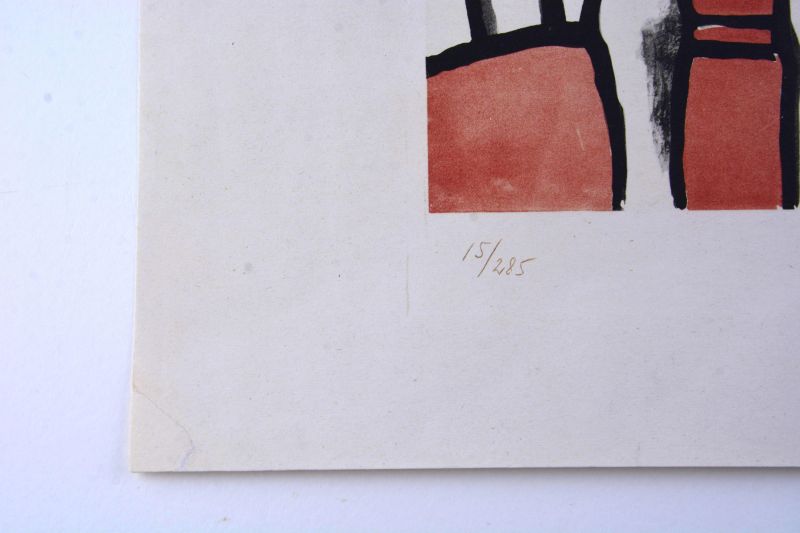 Die Parade (Farblithographie) - Fernand LEGER