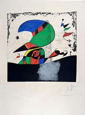 Gaudi IV (Eau-forte) - Joan  MIRO