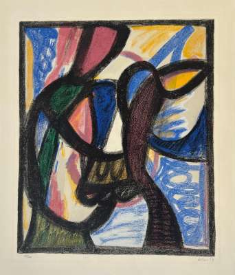 Sagittaire (Lithograph) - Jean-Michel ATLAN