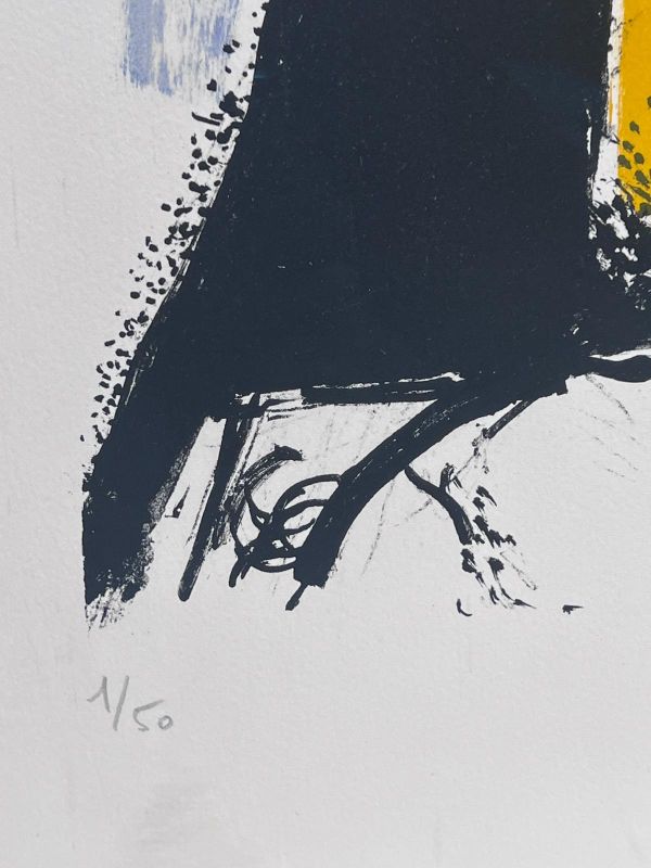 El Perfil azu (Litografía) - Marc CHAGALL