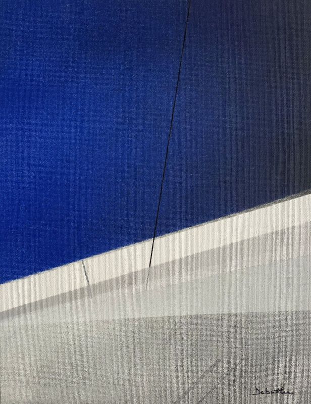 Sans titre (Öl auf Leinwand (Modern)) - Jacqueline DEBUTLER