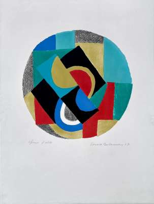 Cible II (Farblithographie) - Sonia DELAUNAY