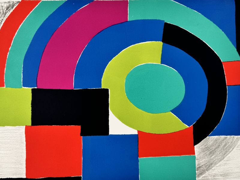 The Green (Lithograph) - Sonia DELAUNAY