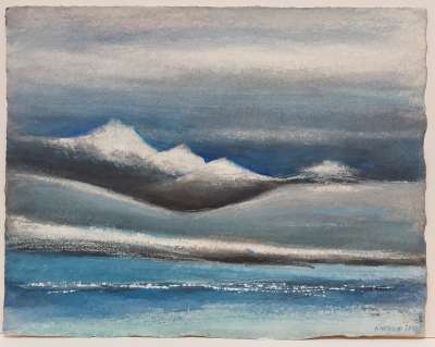 Fin de l'Hiver (Aquarelle (contemporain)) - Annapia ANTONINI