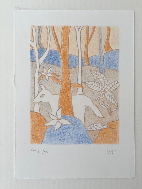 Phénomènes I (Lithographie) - Sara FRATINI