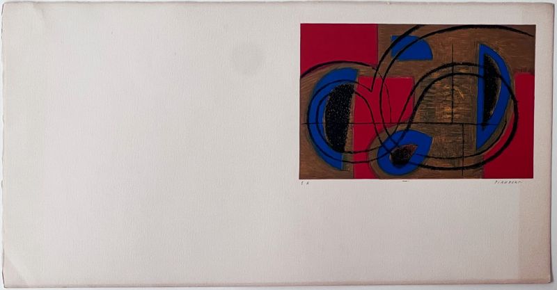 Jean PIAUBERT (1900-2002) // Composition abstraite (Farblithographie) — Artistes Divers