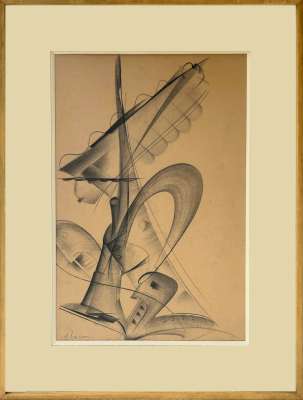 Sans titre (Fusain (moderne)) - Jean-Gabriel CHAUVIN