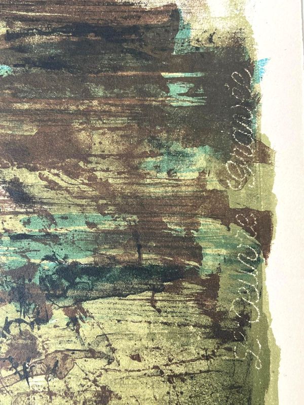 Sans titre (Lithographie) - Wou-ki  ZAO