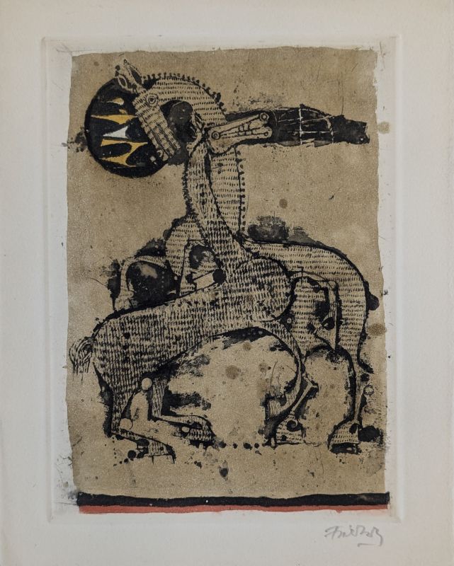 Deux chevaux (Grußkarte) - Johnny FRIEDLAENDER