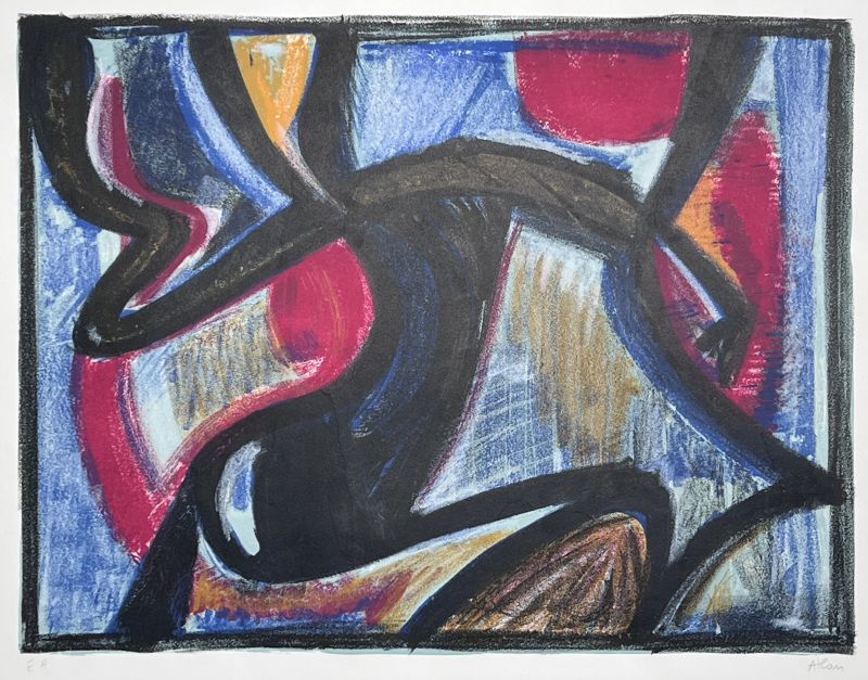 Les Hesp&eacute;rides (Lithographie) - Jean-Michel ATLAN