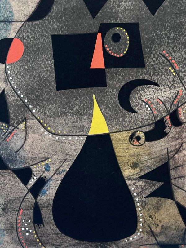 Personnage blessé (Constellations) (Plantilla) - Joan  MIRO