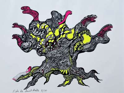 The tree (Silkscreen) - Niki DE SAINT PHALLE