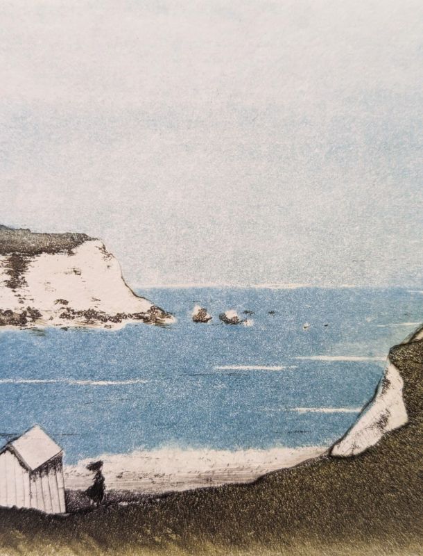 Les falaises (Aquatinte) - Annapia ANTONINI