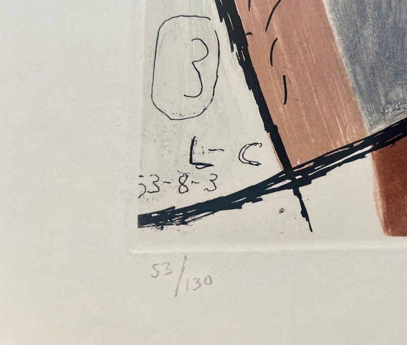 Unité, Planche 3 (Etching and aquatint) -  LE CORBUSIER