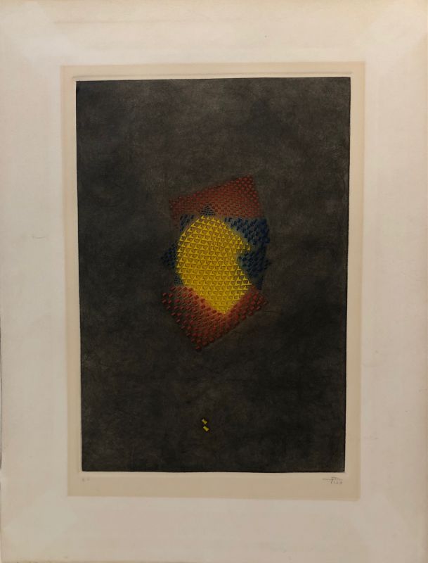 Red, yellow blue (Etching and aquatint) - Arthur Luiz  PIZA