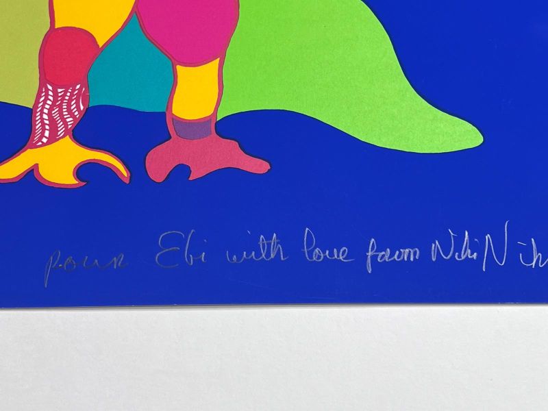 L'oiseau amoureux (Sérigraphie) - Niki DE SAINT PHALLE