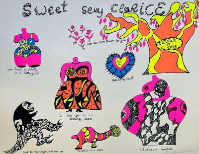 Sweet Sexy Clarice (Sérigraphie) - Niki DE SAINT PHALLE