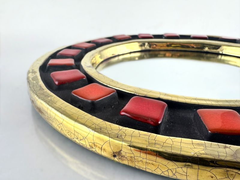 &lsquo;Carousel&rsquo; Mirror (Ceramic) - Mithé ESPELT