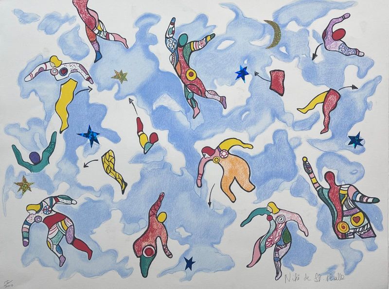 La danse &eacute;clat&eacute;e (Lithographie) - Niki DE SAINT PHALLE