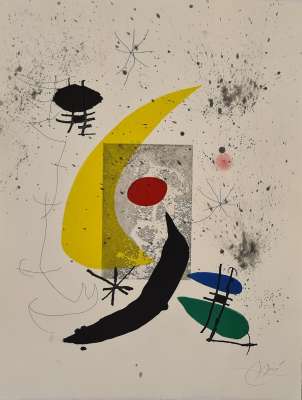 For Paul Éluard (Etching and aquatint) - Joan  MIRO