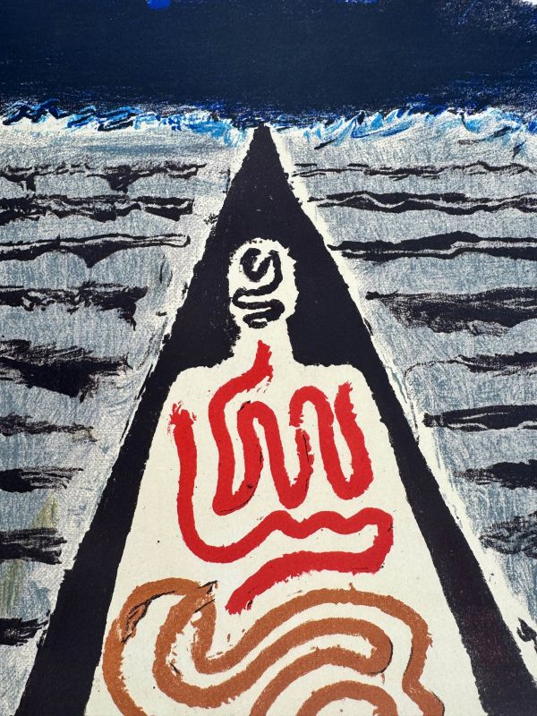 La nuit de Saint Jean de Luz (Lithographie) — MAN RAY — Zoom détail